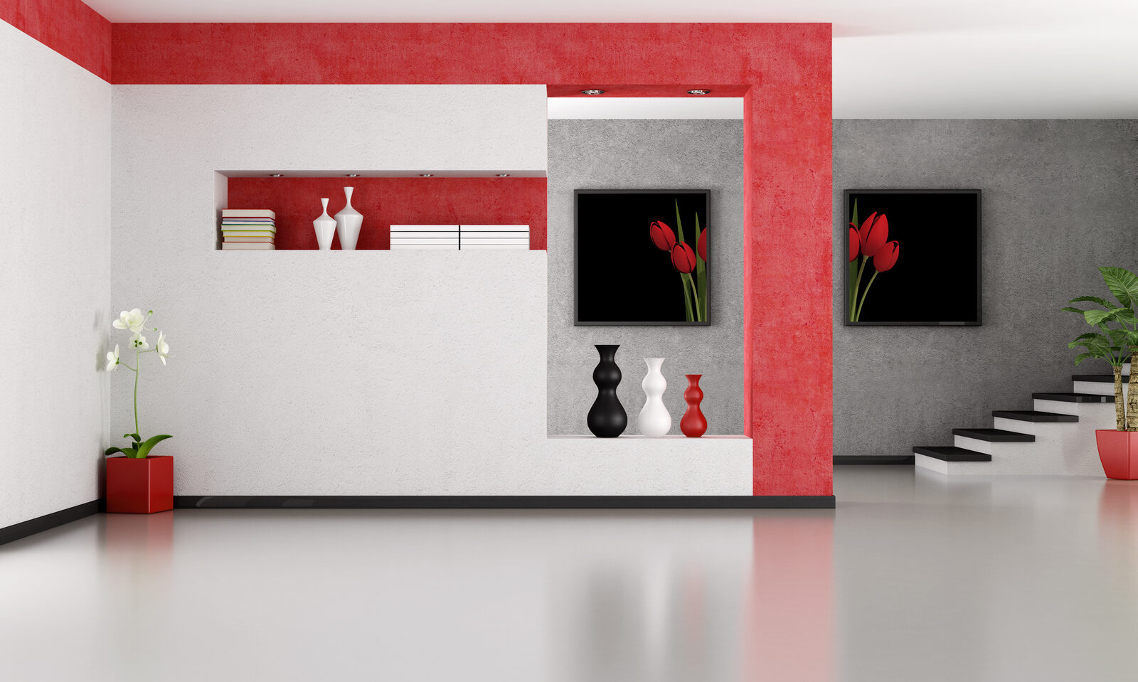 Wanddesign im Wohnzimmer